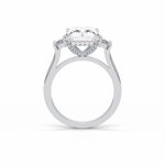 4.76 CT Radiant Cut Three Stones Style Moissanite Engagement Ring 2