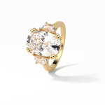 7.44 CT Dark Green Cushion Cut Three Stones Style Moissanite Engagement Ring 21