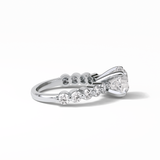 2.2 CT Portuguese Round Cut Dainty Style Moissanite Engagement Ring 7
