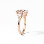 3.75 CT Oval Cut Halo & Pave Style Moissanite Engagement Ring 17