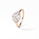 1.91 CT Oval Cut Three Stones Style Moissanite Engagement Ring 19
