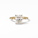 2.43 CT Radiant Cut Dainty Style Moissanite Engagement Ring 8