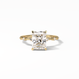 2.43 CT Radiant Cut Dainty Style Moissanite Engagement Ring 8