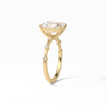 2.43 CT Radiant Cut Dainty Style Moissanite Engagement Ring 11