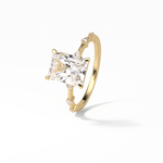 2.43 CT Radiant Cut Dainty Style Moissanite Engagement Ring 10