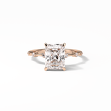 2.43 CT Radiant Cut Dainty Style Moissanite Engagement Ring 15
