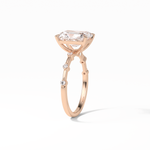2.43 CT Radiant Cut Dainty Style Moissanite Engagement Ring 21