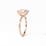 2.43 CT Radiant Cut Dainty Style Moissanite Engagement Ring 21