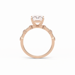 2.43 CT Radiant Cut Dainty Style Moissanite Engagement Ring 18