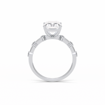 2.43 CT Radiant Cut Dainty Style Moissanite Engagement Ring 3
