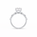 2.43 CT Radiant Cut Dainty Style Moissanite Engagement Ring 3