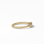 0.3 TCW Round Cut Five Stones Wedding Band 14