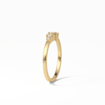 0.3 TCW Round Cut Five Stones Wedding Band 13