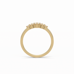 0.3 TCW Round Cut Five Stones Wedding Band 11