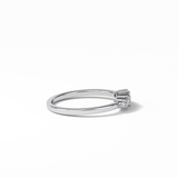 0.3 TCW Round Cut Five Stones Wedding Band 3