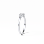 0.3 TCW Round Cut Five Stones Wedding Band 5