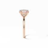 1.91 CT Oval Cut Solitaire Style Moissanite Engagement Ring 21