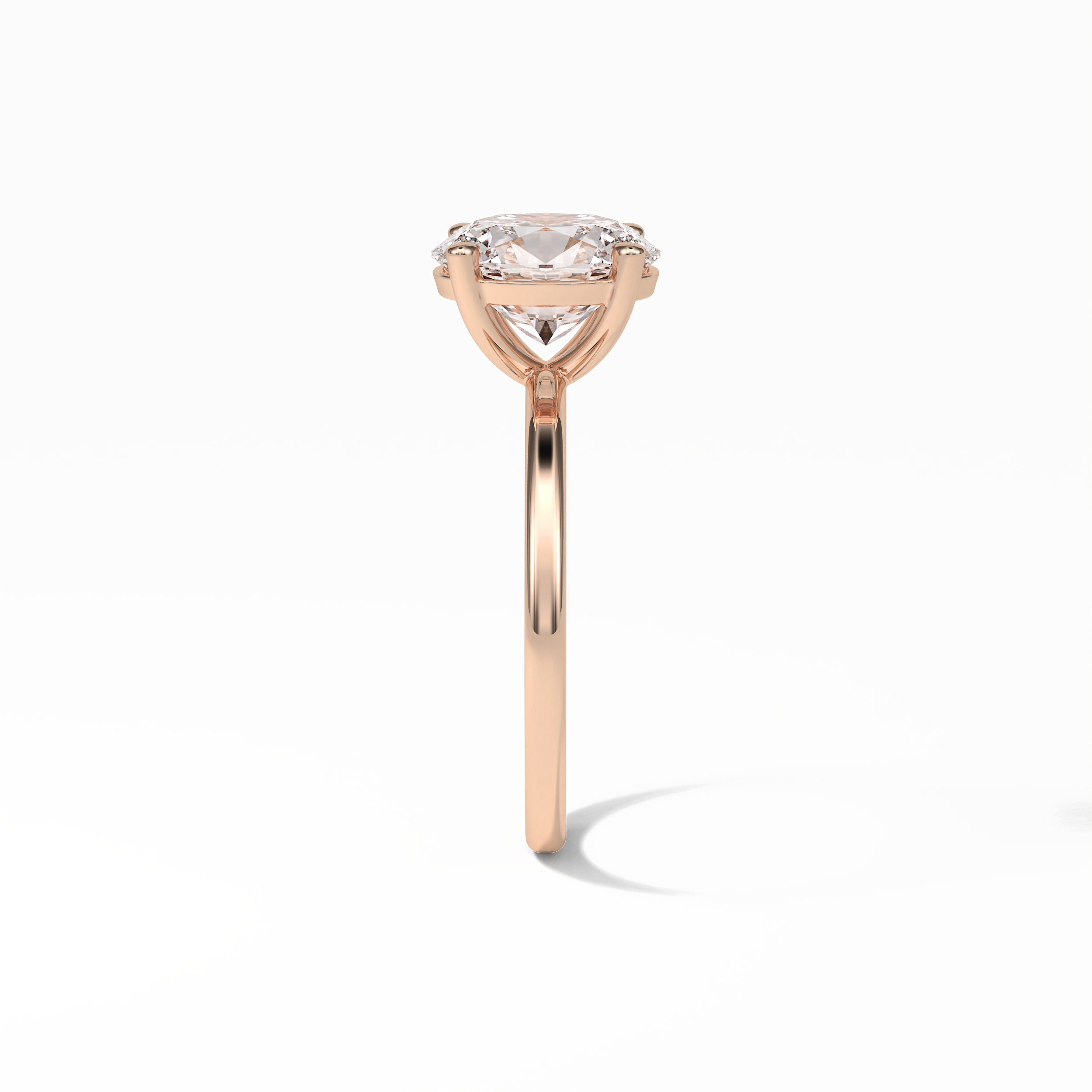 1.91 CT Oval Cut Solitaire Style Moissanite Engagement Ring 21