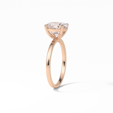 1.91 CT Oval Cut Solitaire Style Moissanite Engagement Ring 16