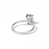 1.91 CT Oval Cut Solitaire Style Moissanite Engagement Ring 6