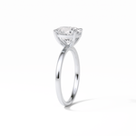 1.91 CT Oval Cut Solitaire Style Moissanite Engagement Ring 2