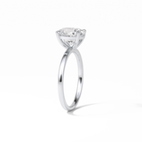 1.91 CT Oval Cut Solitaire Style Moissanite Engagement Ring 2