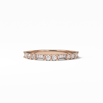 0.64 TCW Baguette and Round Shaped Wedding Band 15