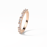 0.64 TCW Baguette and Round Shaped Wedding Band 17