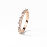 0.64 TCW Baguette and Round Shaped Wedding Band 17