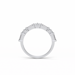 0.64 TCW Baguette and Round Shaped Wedding Band 6