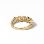 1.36 TCW Round Shaped Wedding Band 13