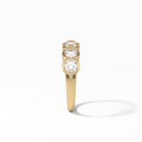 1.36 TCW Round Shaped Wedding Band 21