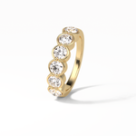 1.36 TCW Round Shaped Wedding Band 9