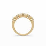 1.36 TCW Round Shaped Wedding Band 12
