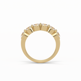 1.36 TCW Round Shaped Wedding Band 12