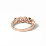 1.36 TCW Round Shaped Wedding Band 18