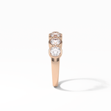 1.36 TCW Round Shaped Wedding Band 20