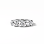 1.36 TCW Round Shaped Wedding Band 1