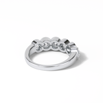 1.36 TCW Round Shaped Wedding Band 6