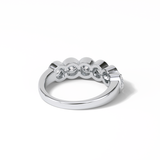 1.36 TCW Round Shaped Wedding Band 6