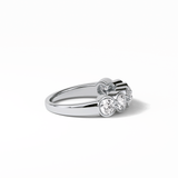 1.36 TCW Round Shaped Wedding Band 7
