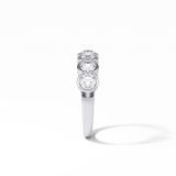1.36 TCW Round Shaped Wedding Band 2