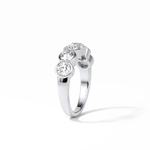 1.36 TCW Round Shaped Wedding Band 4
