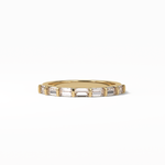 0.56 TCW Baguette Shaped Wedding Band 8