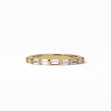 0.56 TCW Baguette Shaped Wedding Band 8