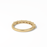 0.56 TCW Baguette Shaped Wedding Band 10
