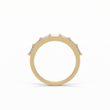 0.56 TCW Baguette Shaped Wedding Band 9