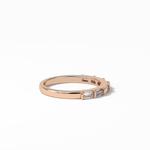 0.56 TCW Baguette Shaped Wedding Band 21