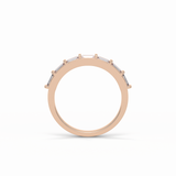 0.56 TCW Baguette Shaped Wedding Band 17
