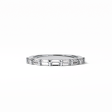 0.56 TCW Baguette Shaped Wedding Band 1